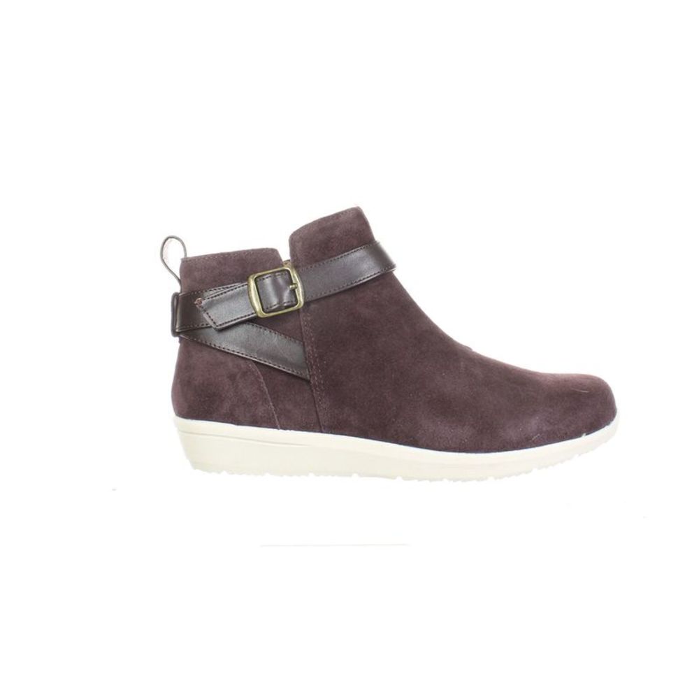 Vionic Womens Romy Chocolate Ankle Boots Size 7 Wide (C,D, W)